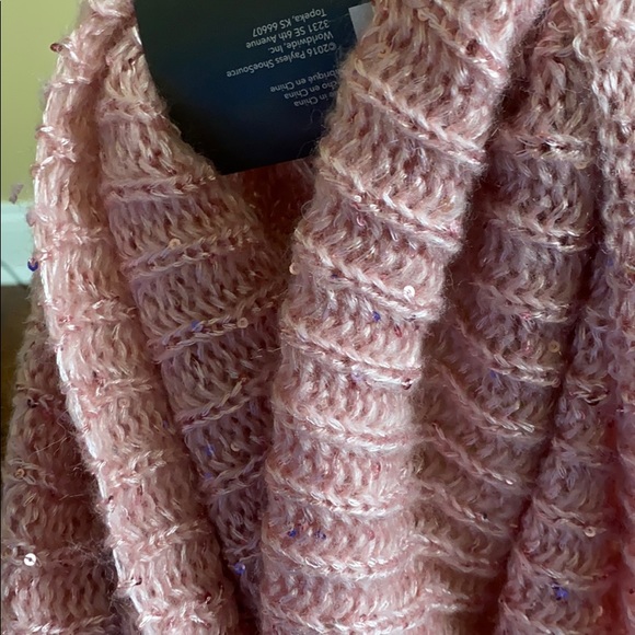 Blush Pink Infinity Scarf - Picture 3 of 4
